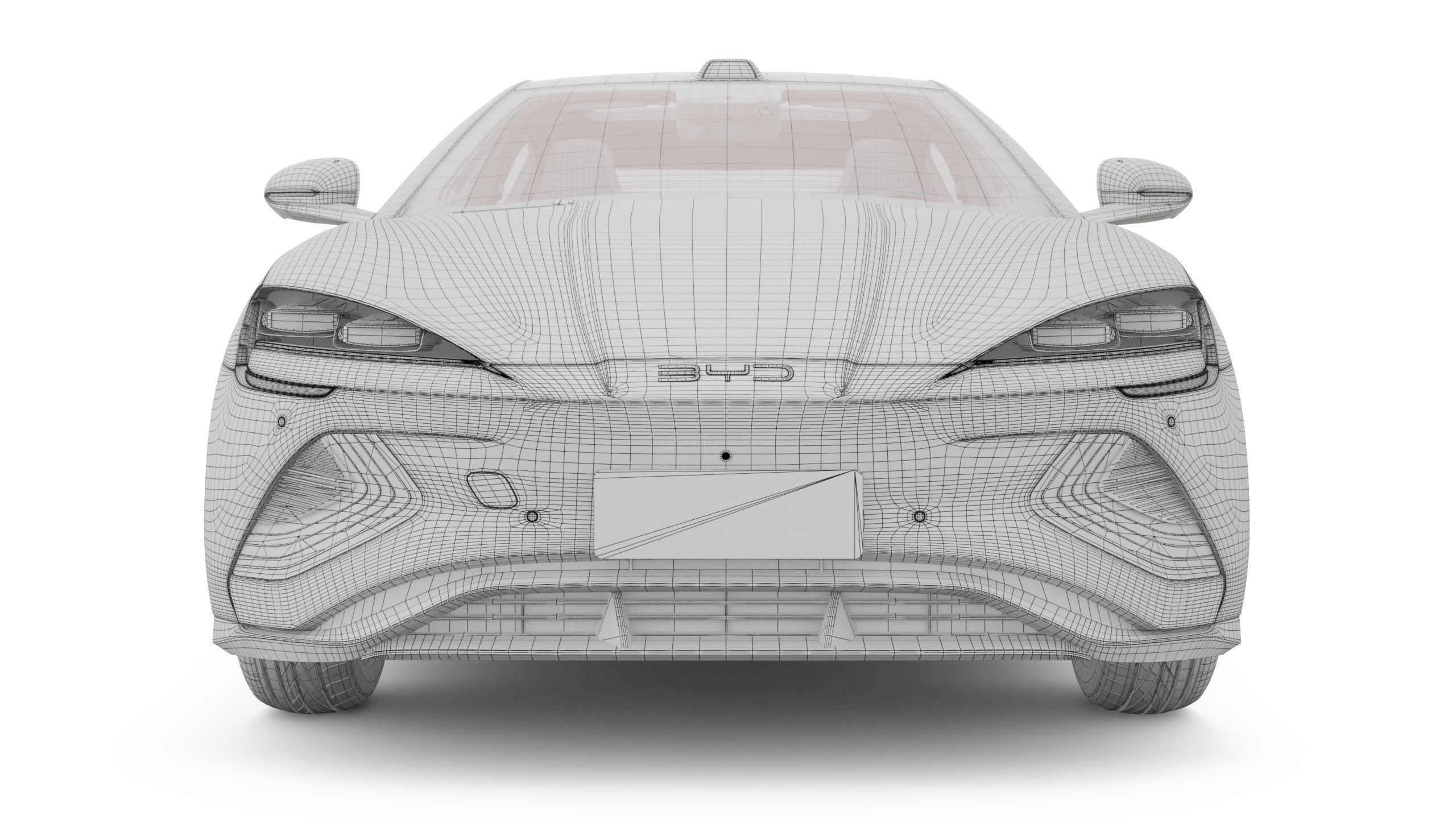 2025 BYD Seal With Interior 3D model_21
