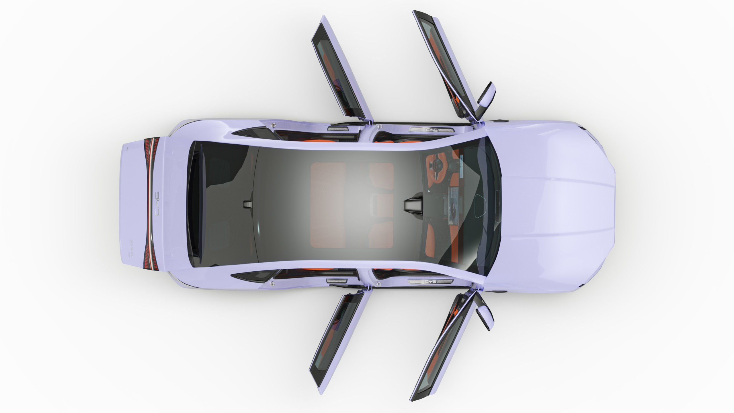 2025 BYD Seal With Interior 3D model_11