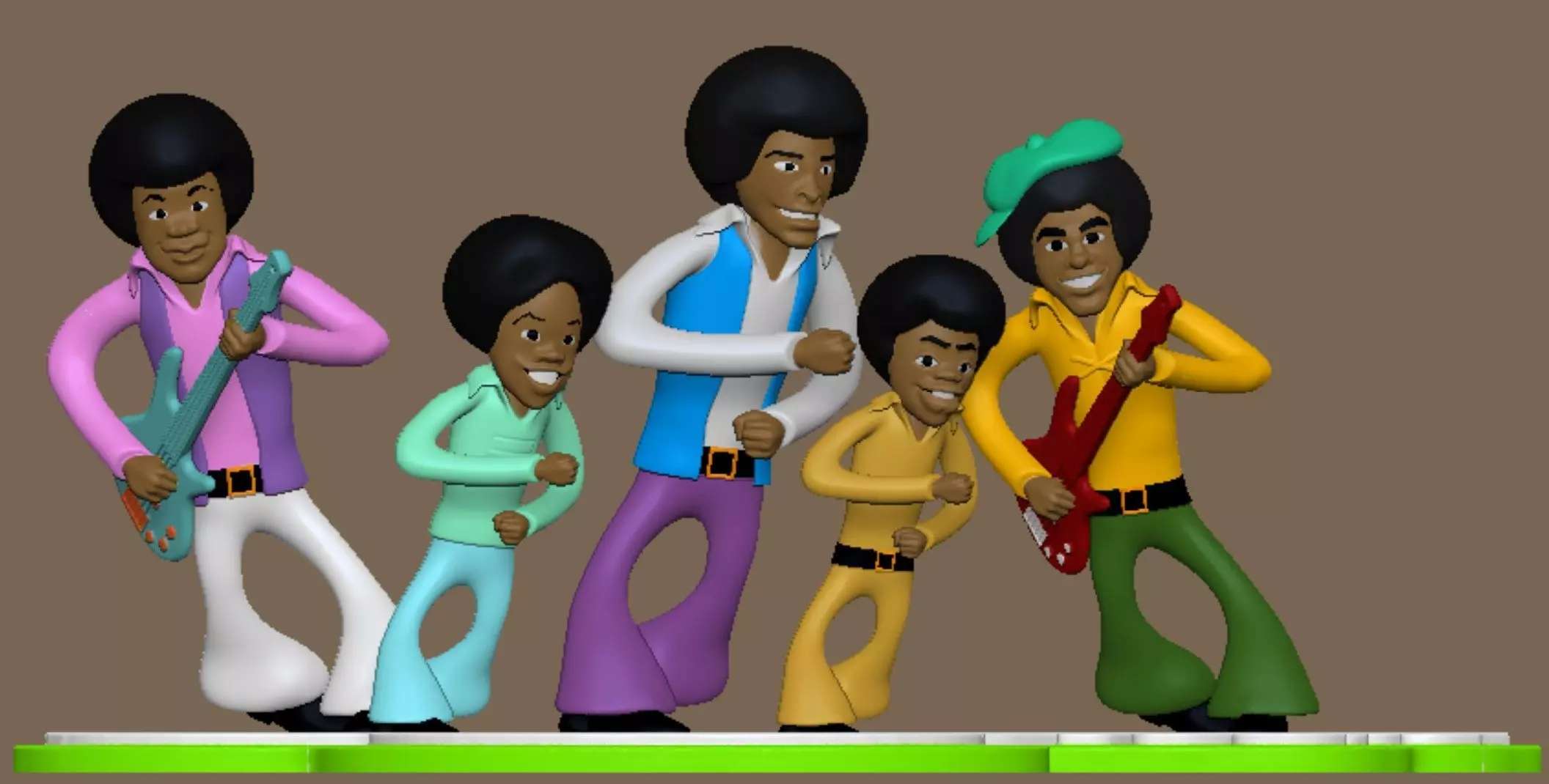 Jackson Five - The Jackson 5 3D print model