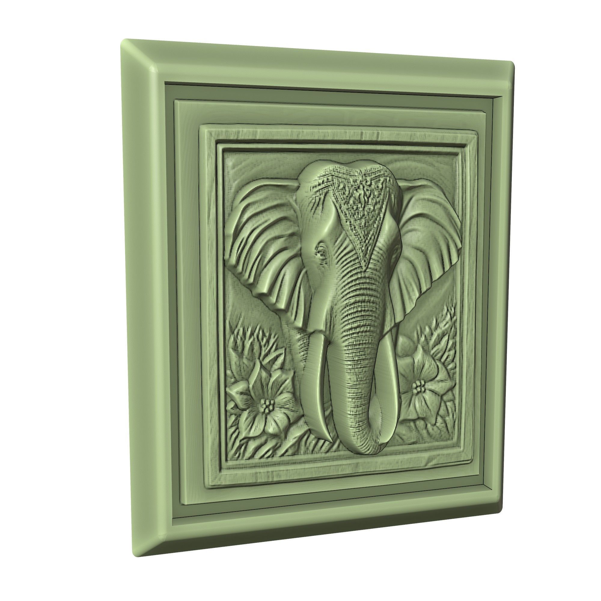 Elephant Animal 3D print model_3