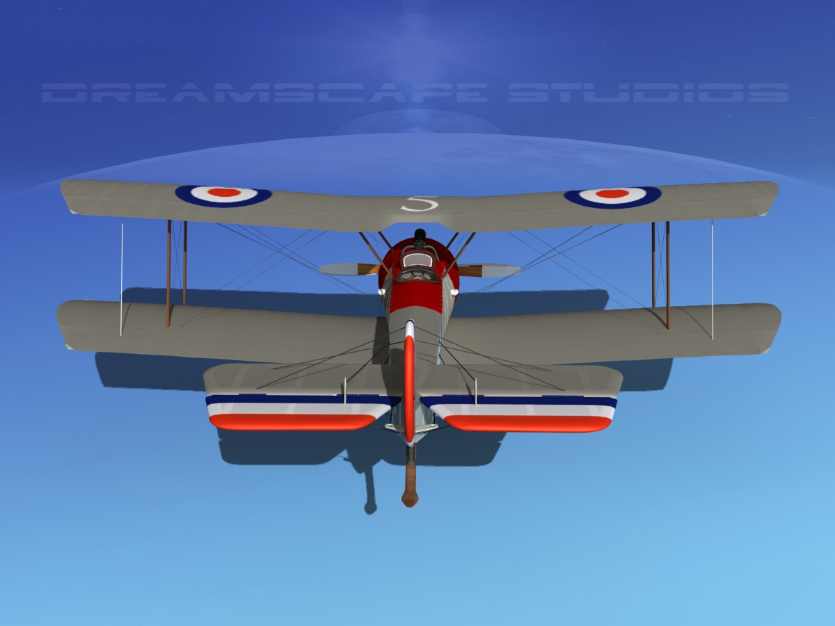 Sopwith Pup Fighter 3D model_7