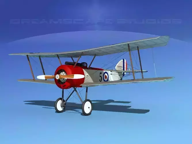 Sopwith Pup Fighter 3D model