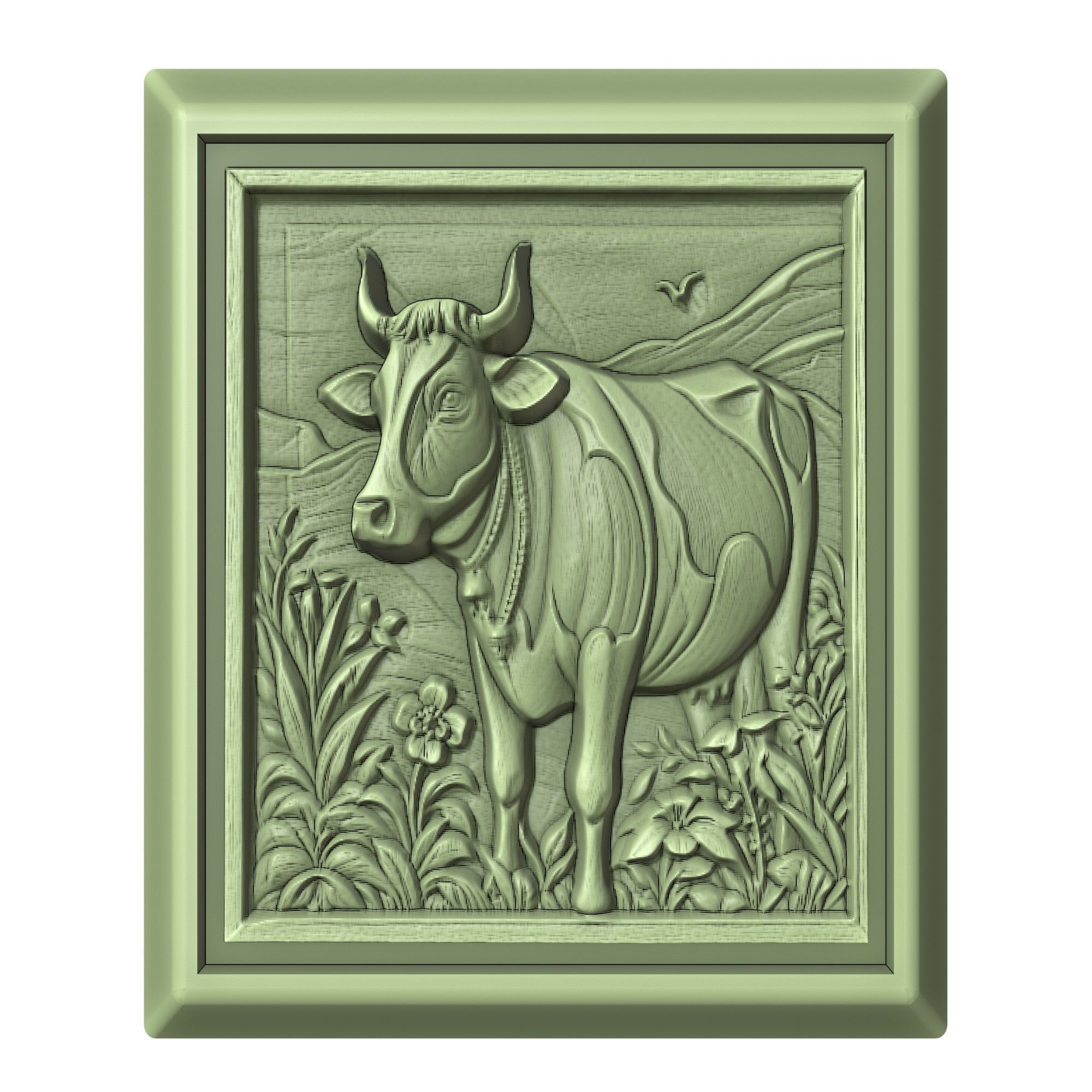 Cow Animal 3D print model_2