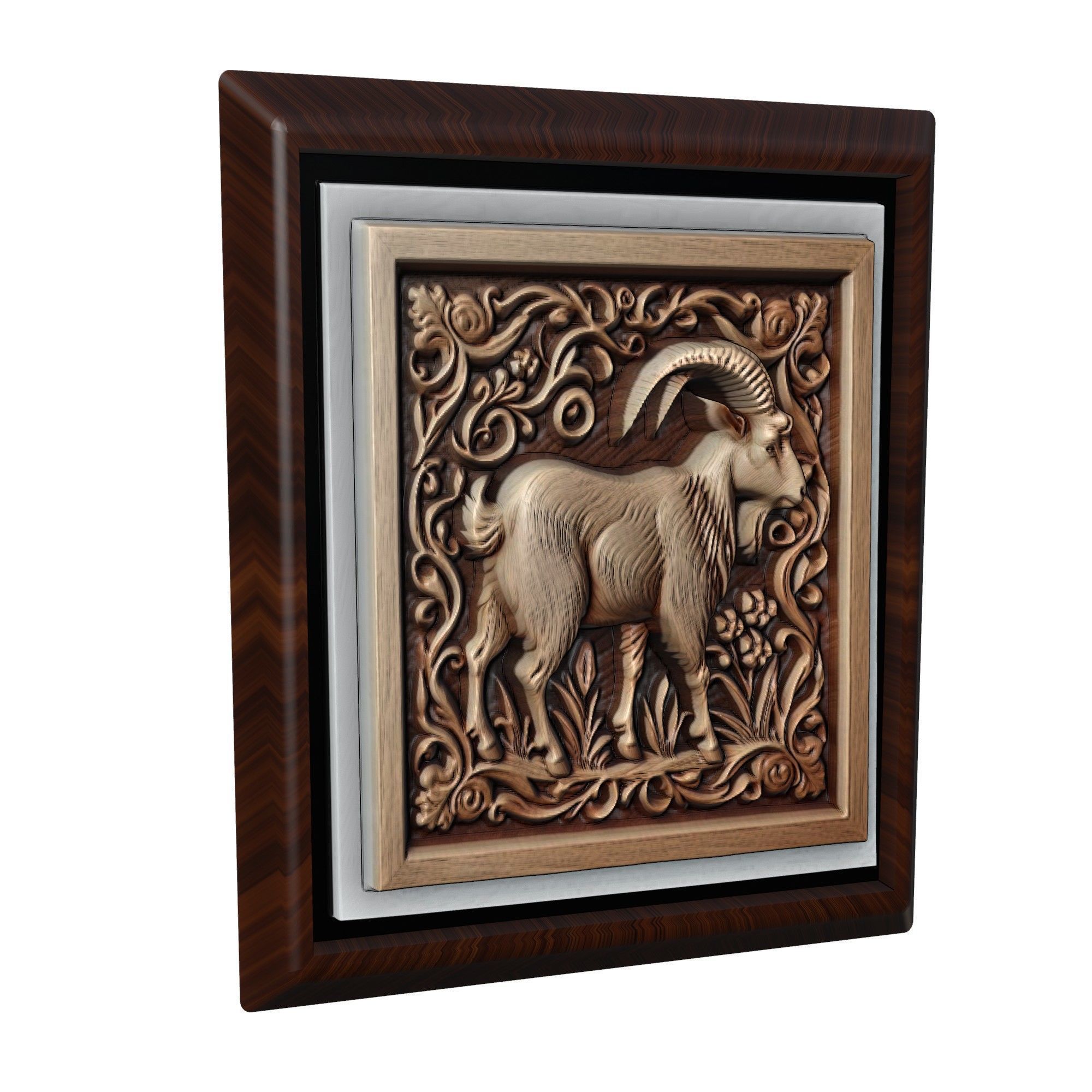 Goat Animal 3D print model_1