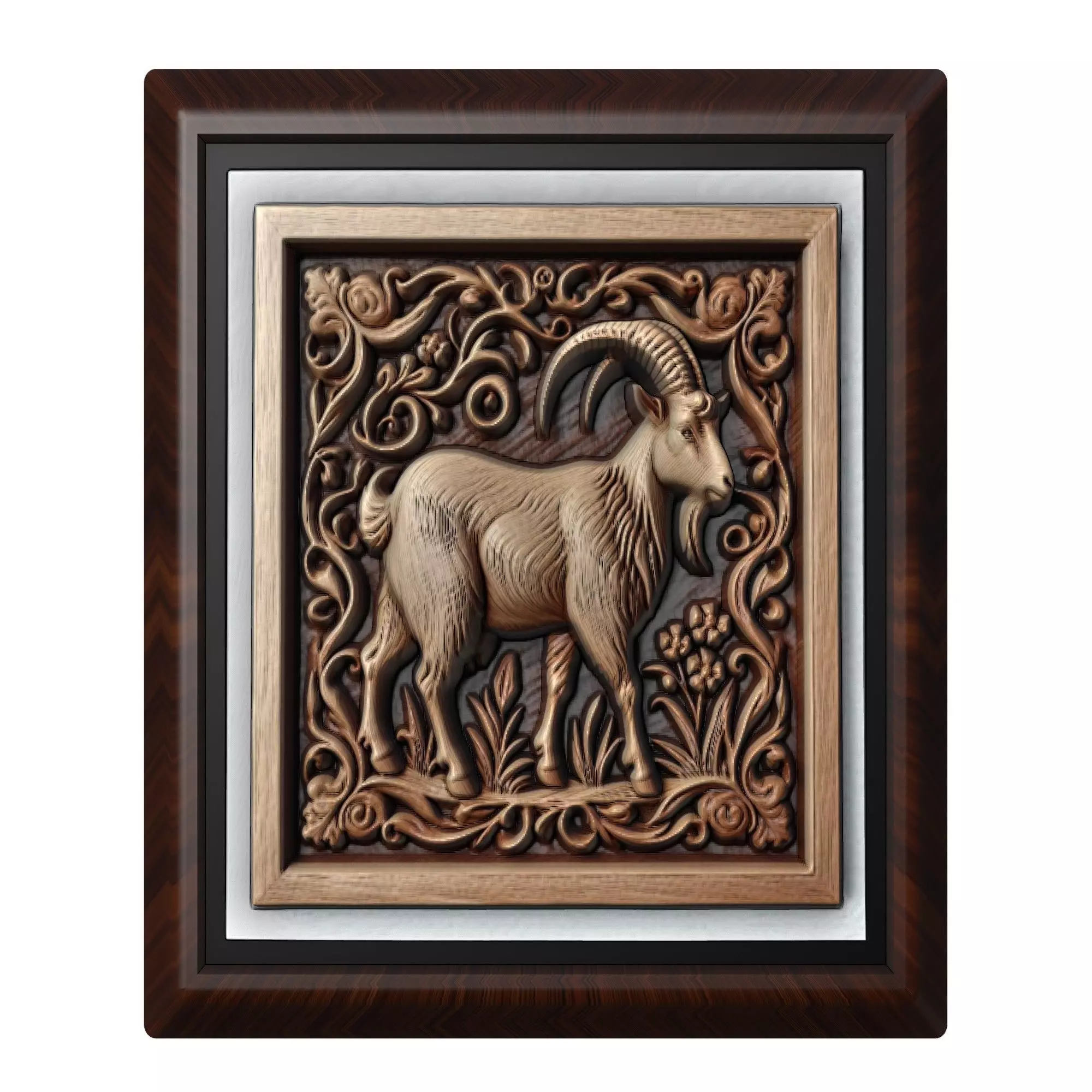 Goat Animal 3D print model_0