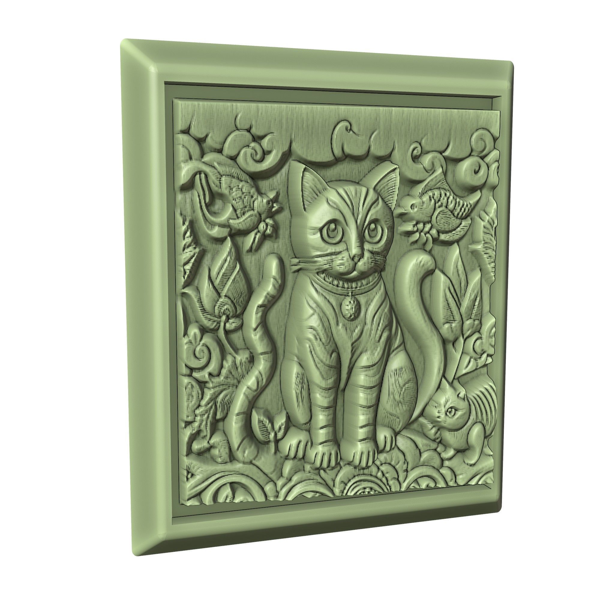 Cat Animal 3D print model_3