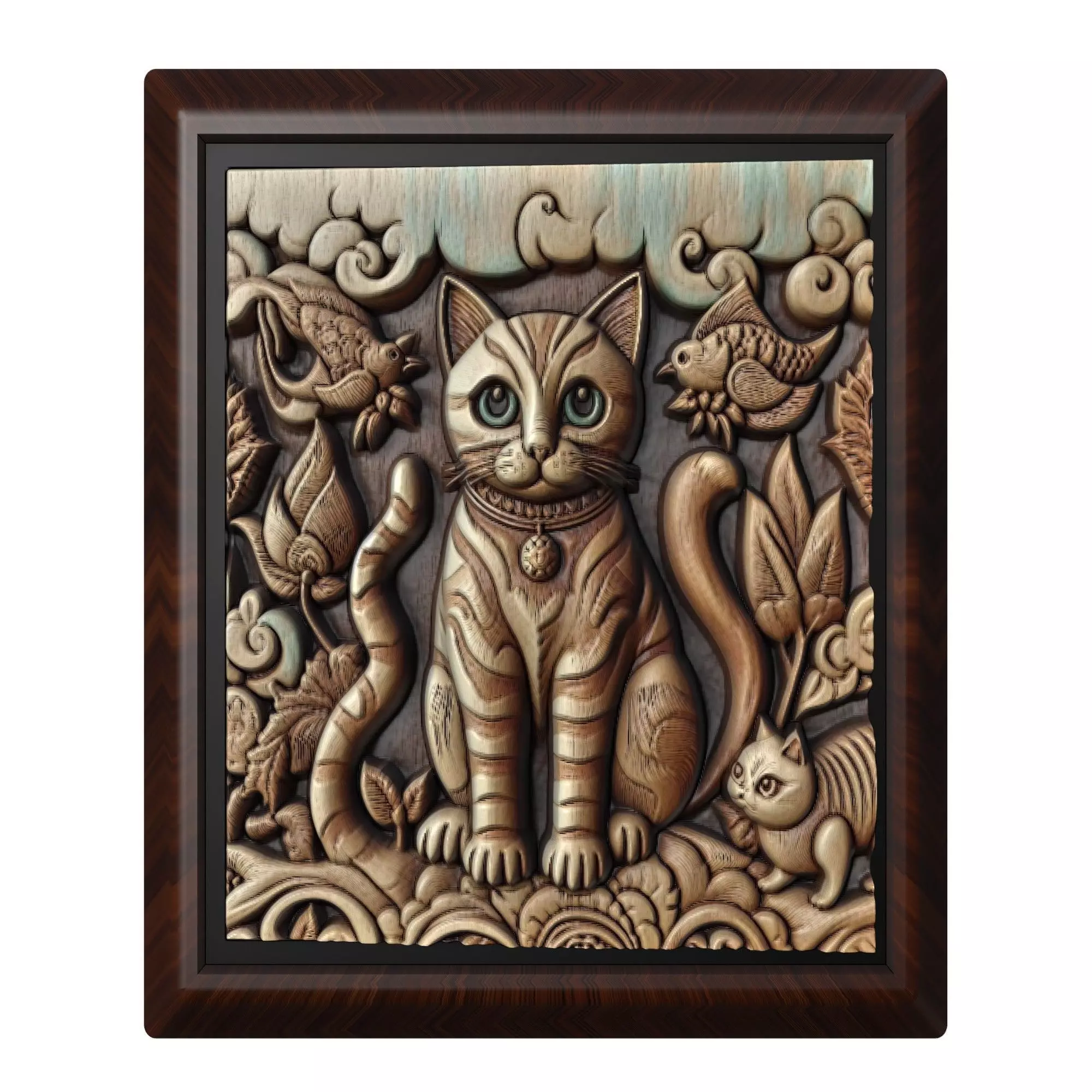 Cat Animal 3D print model_0