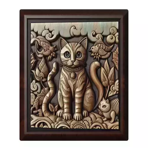 Cat Animal 3D print model