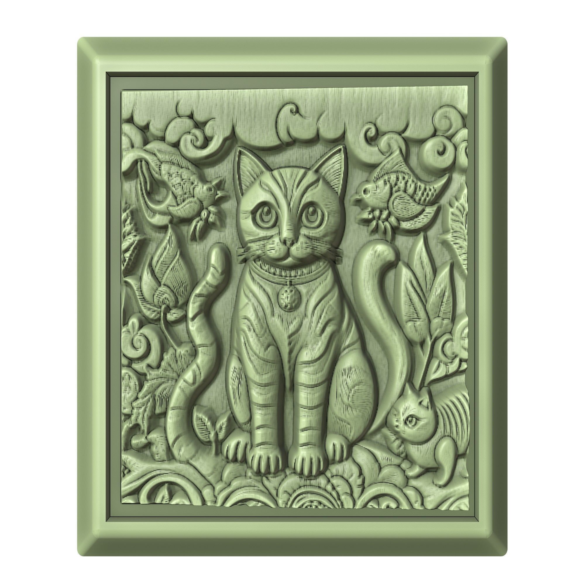 Cat Animal 3D print model_2