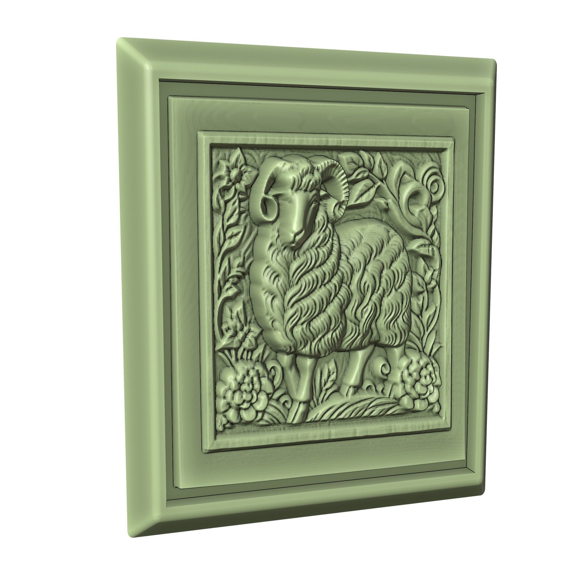 Sheep Animal 3D print model_3