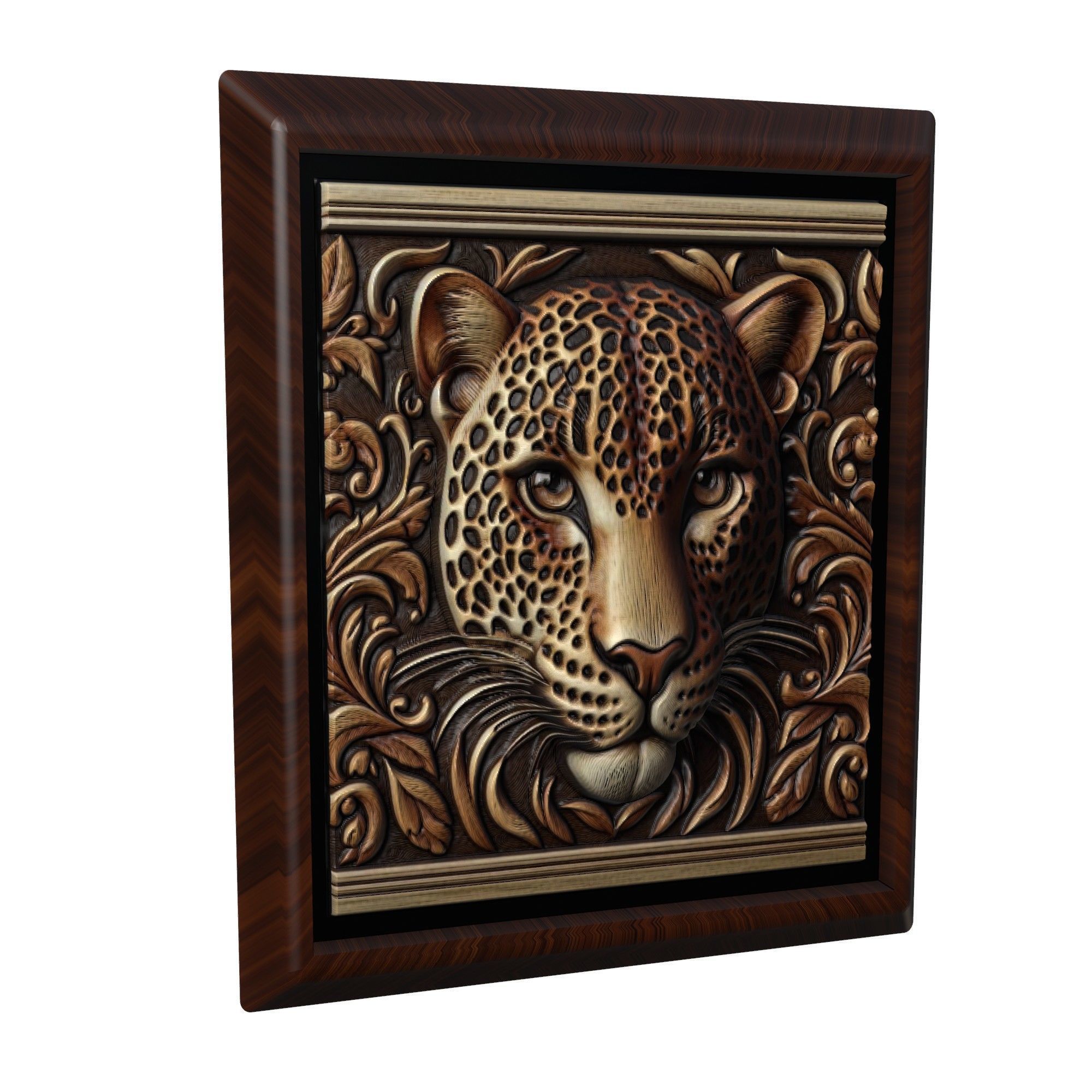 Leopard Animal 3D print model_1