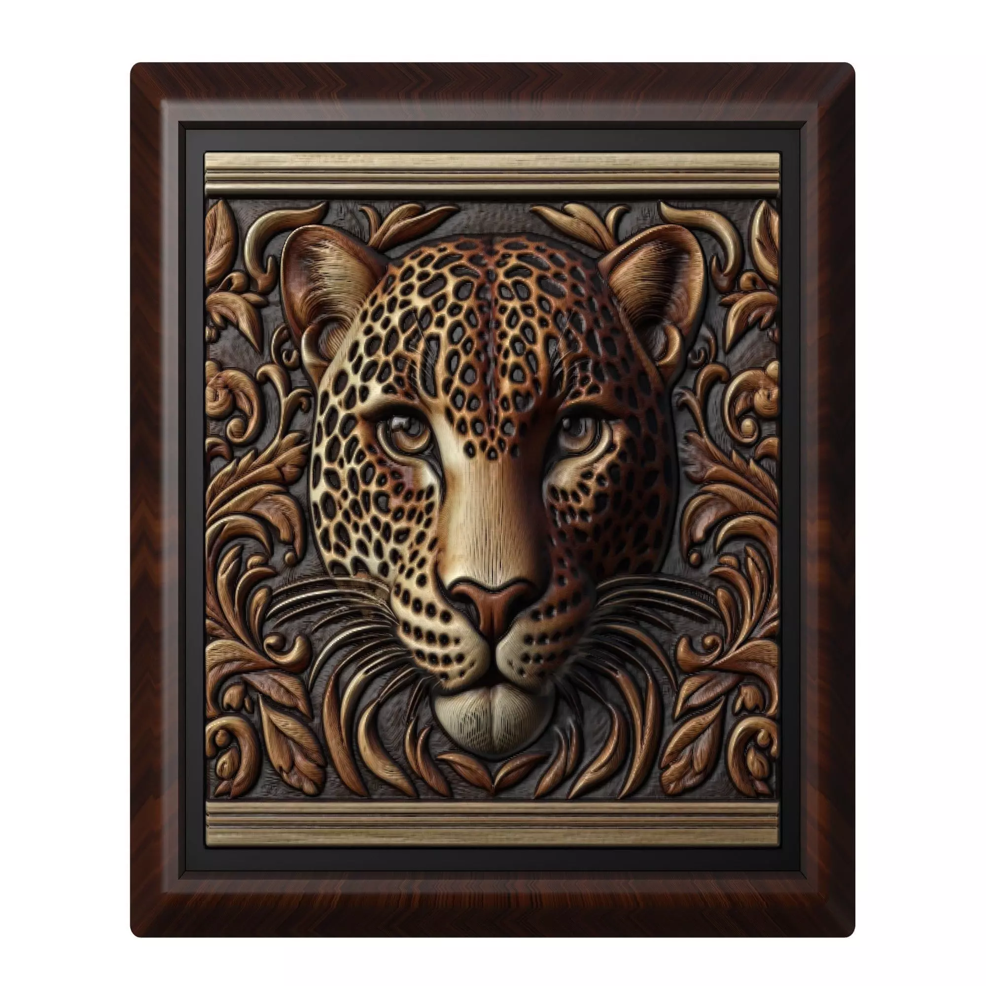 Leopard Animal 3D print model_0