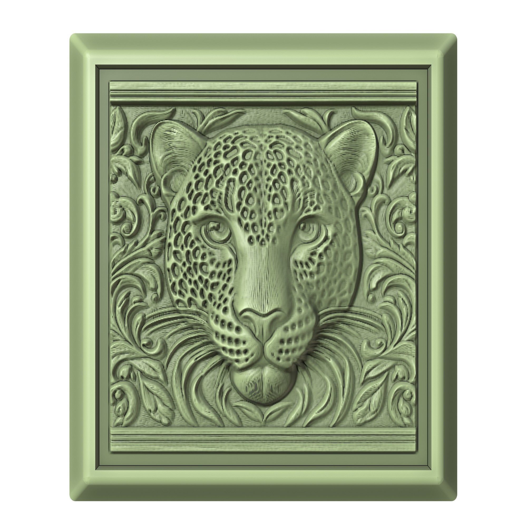 Leopard Animal 3D print model_2