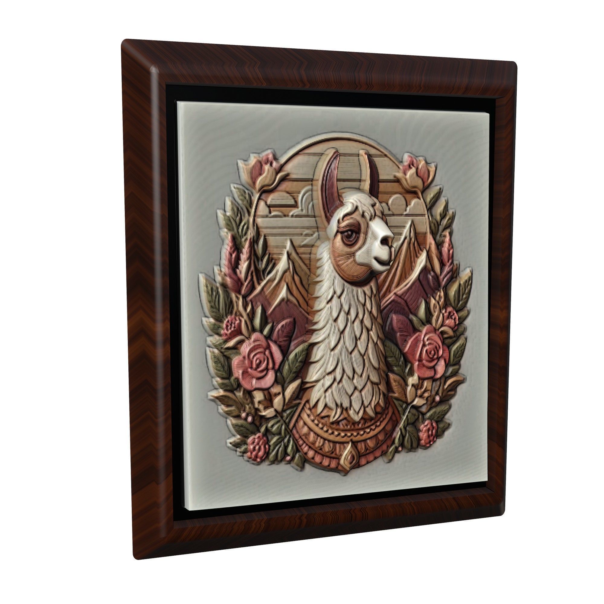 Llama Animal 3D print model_1