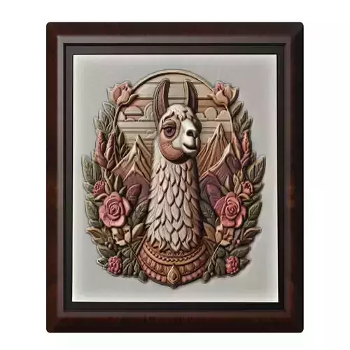Llama Animal 3D print model
