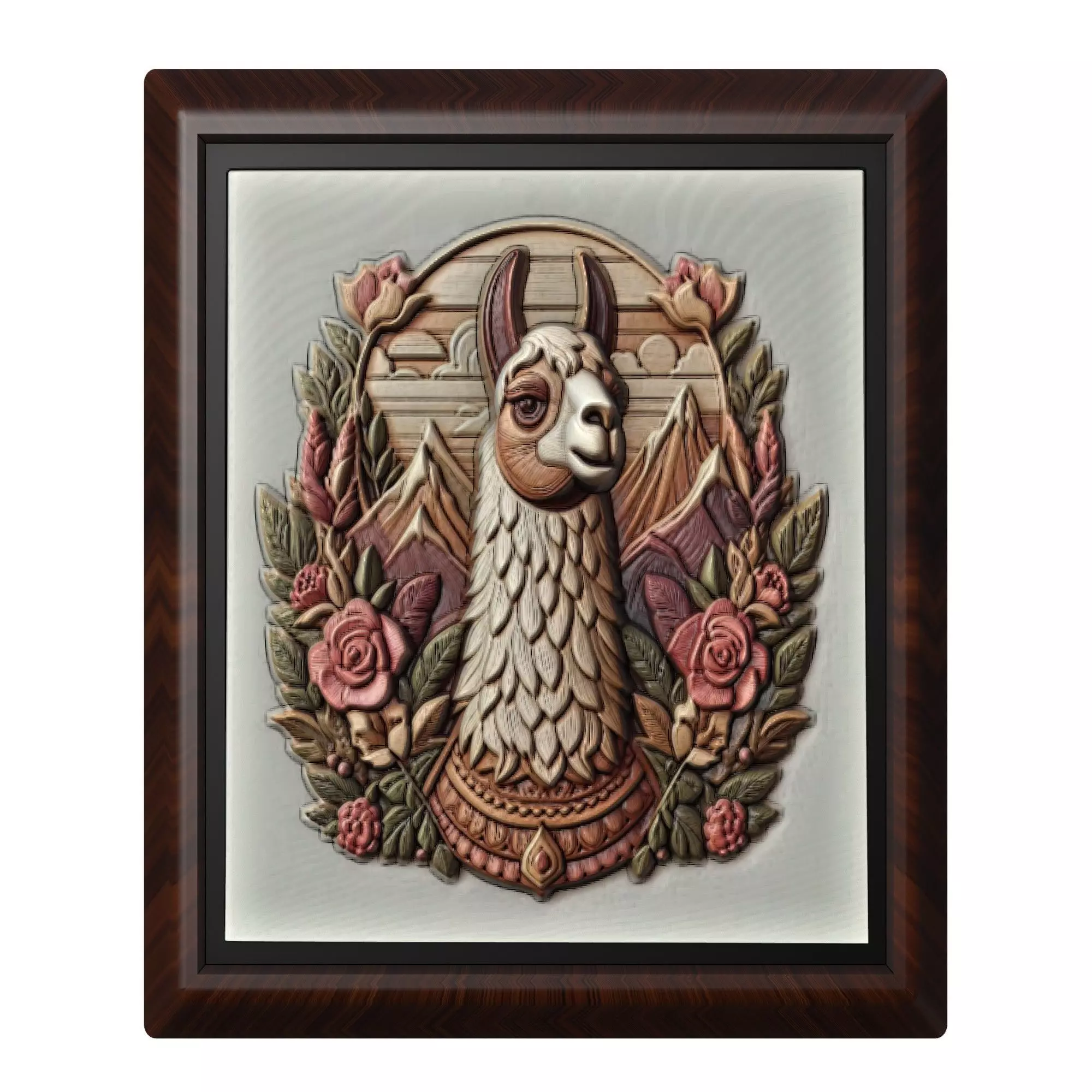 Llama Animal 3D print model_0