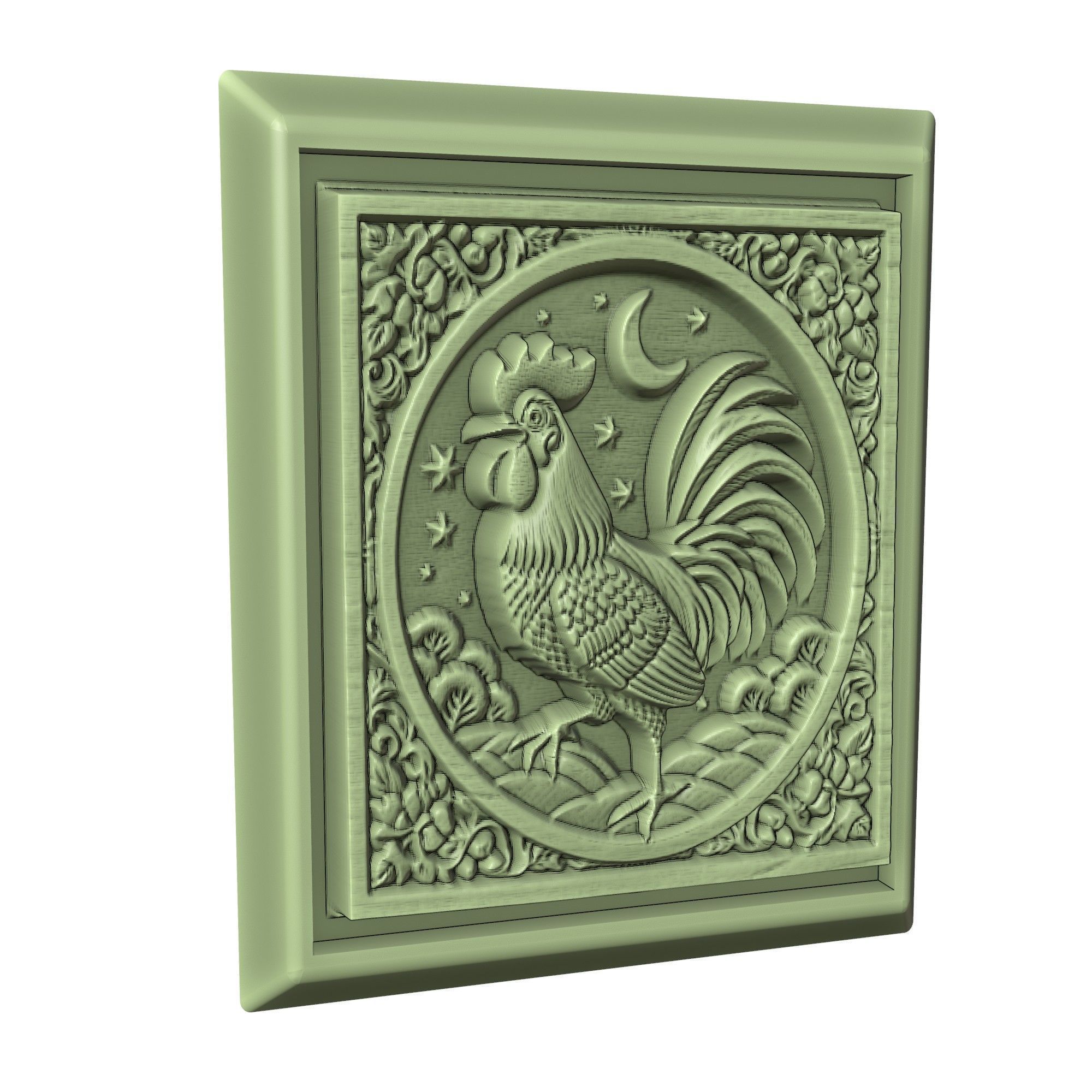 Chicken Animal 3D print model_3