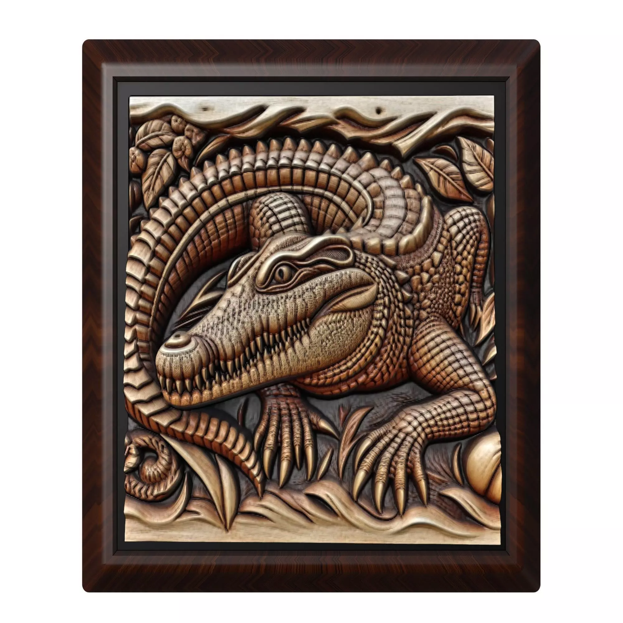 Crocodile Animal 3D print model_0