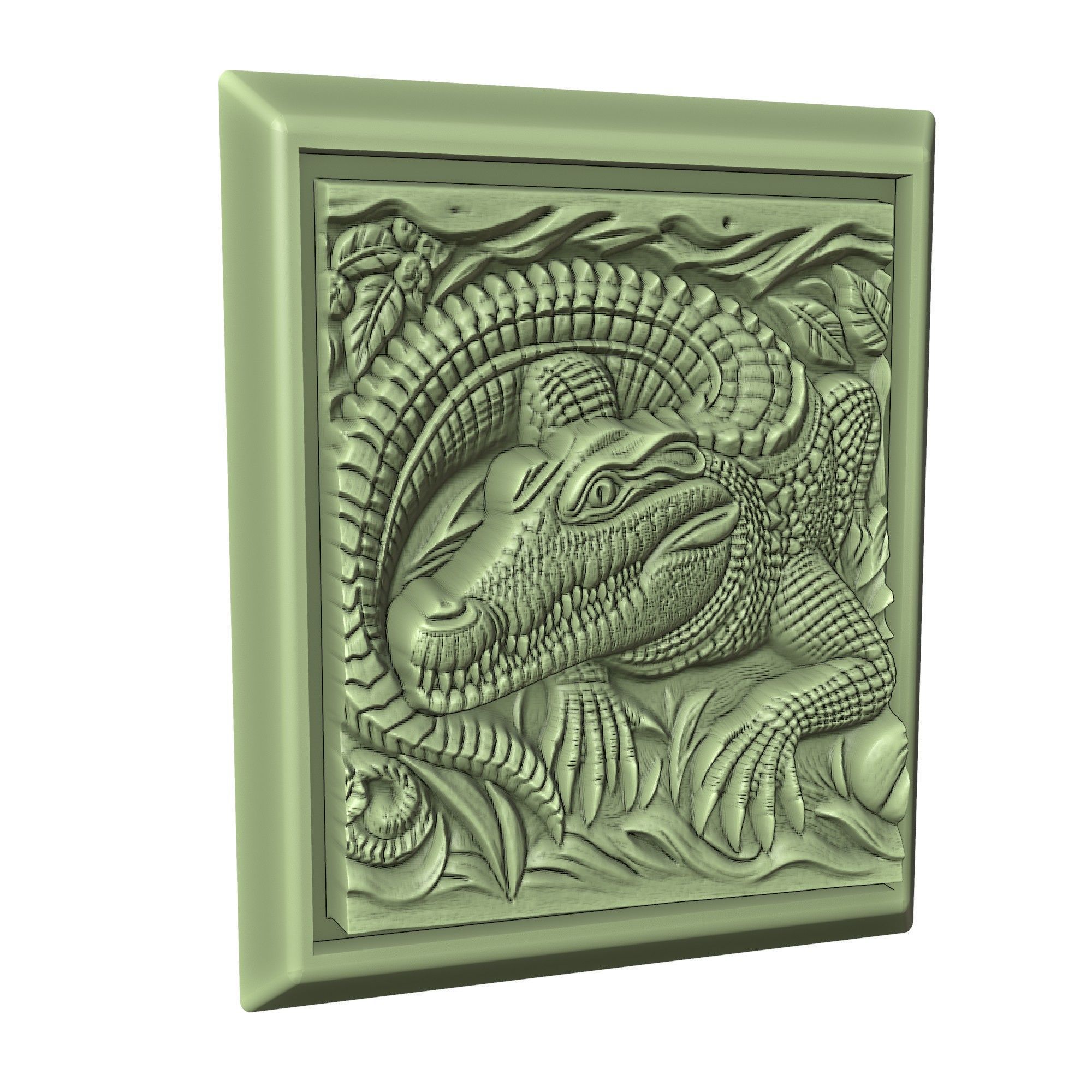 Crocodile Animal 3D print model_3