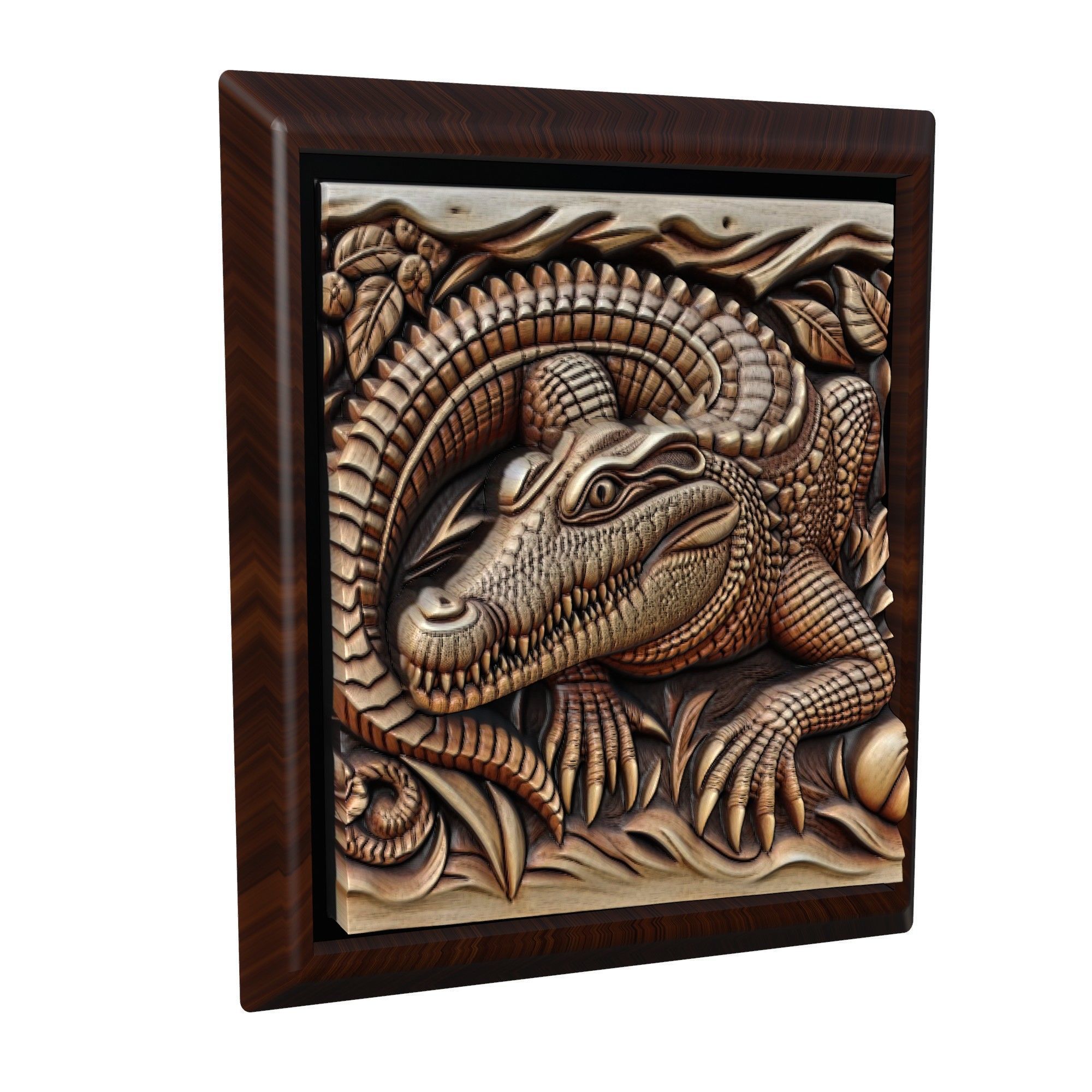 Crocodile Animal 3D print model_1