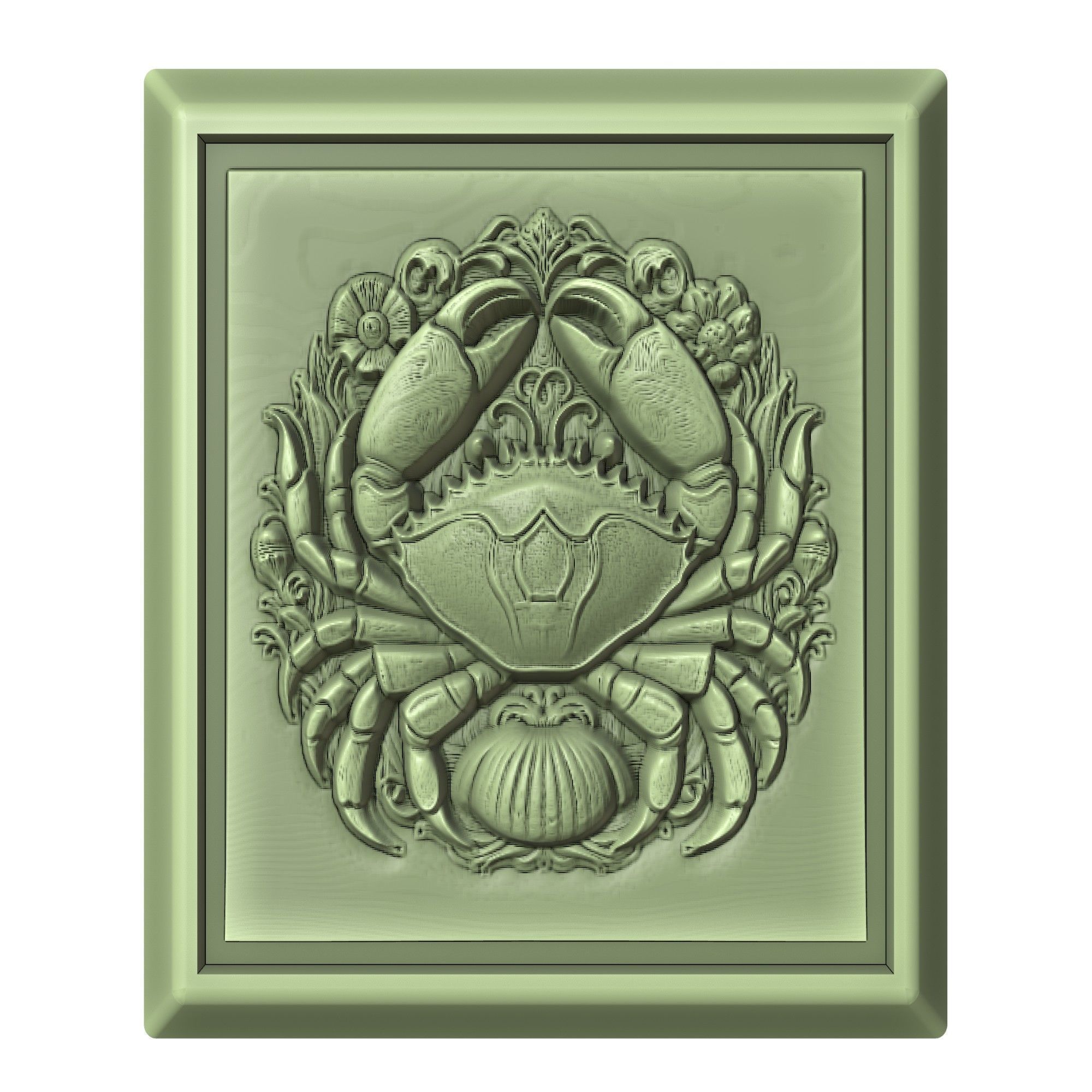 Crab Animal 3D print model_2