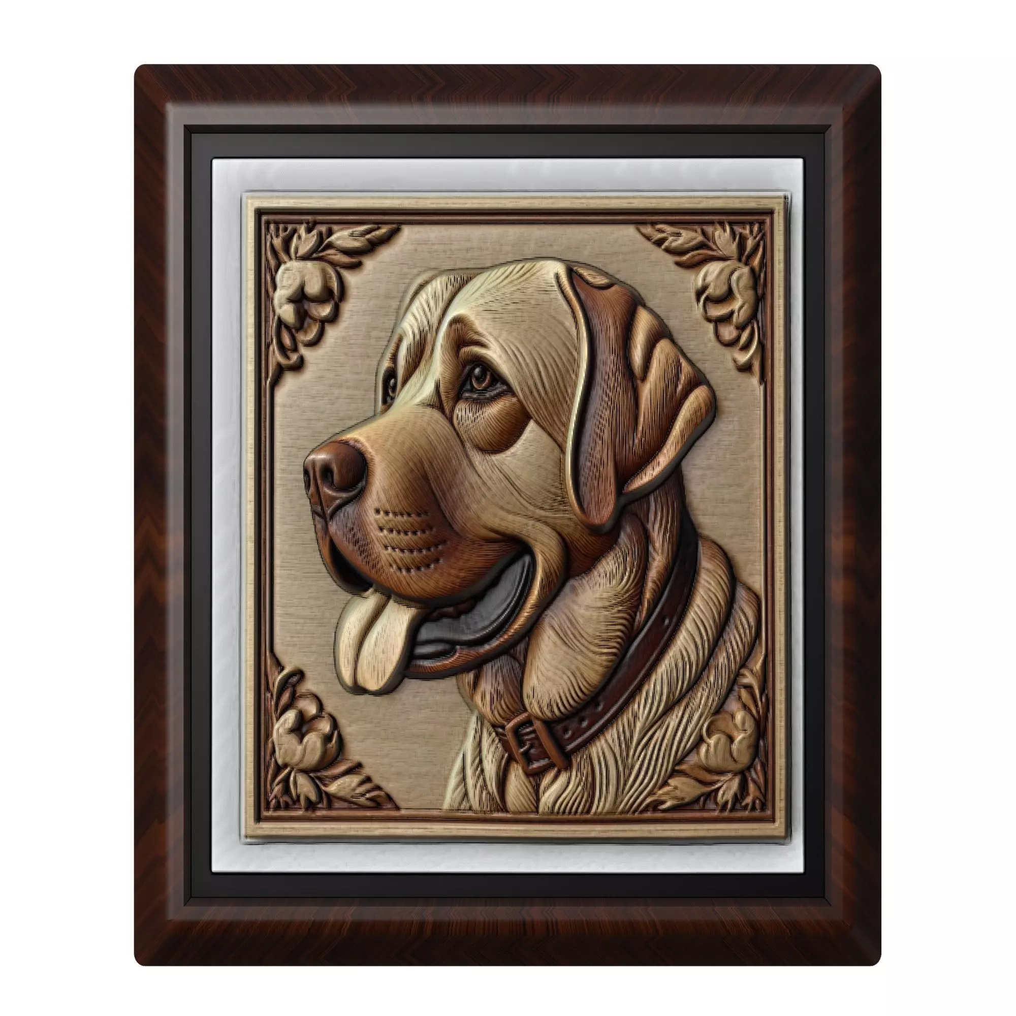 Dog Labrador Retriever Animal 3D print model