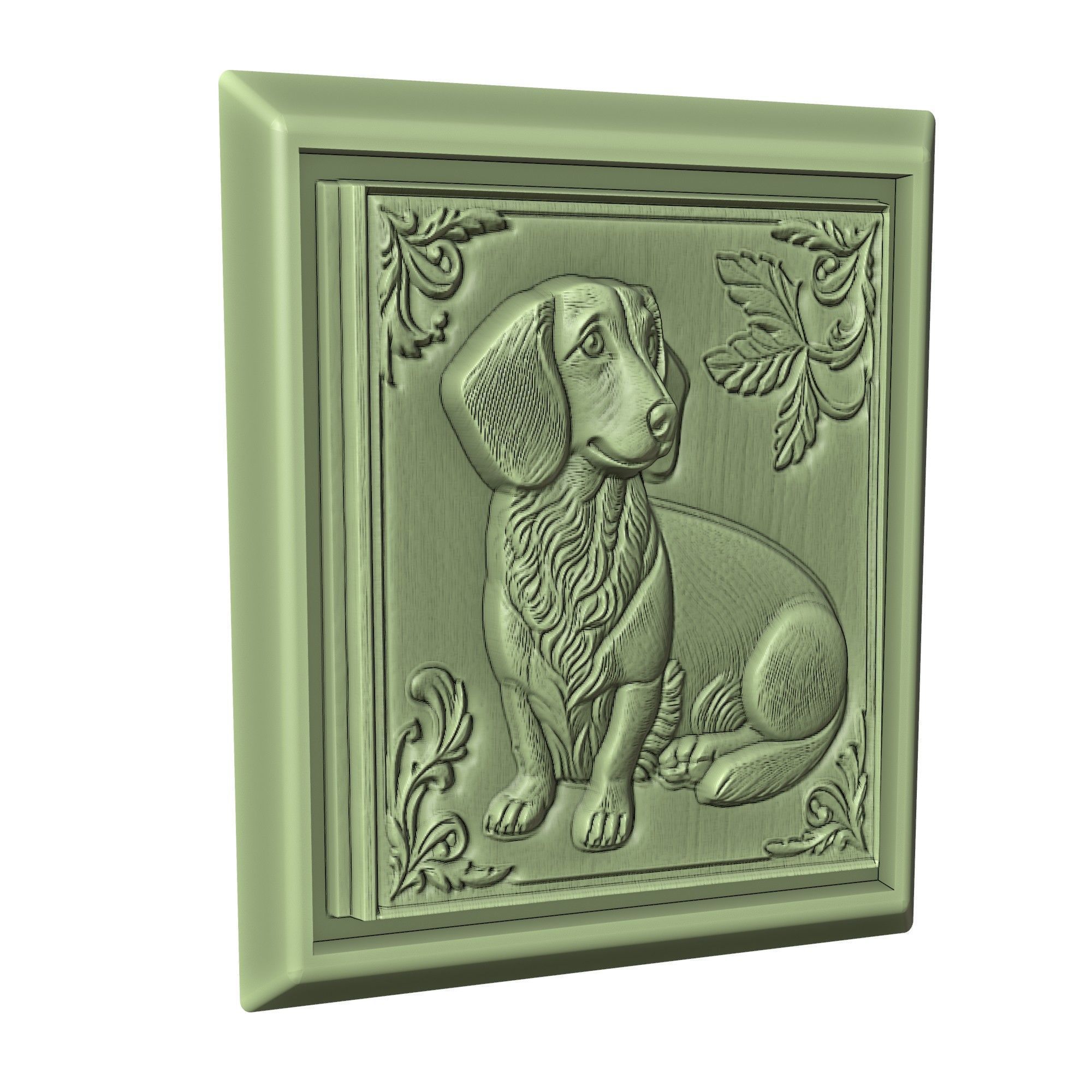 Dog Dachshund Animal 3D print model_3