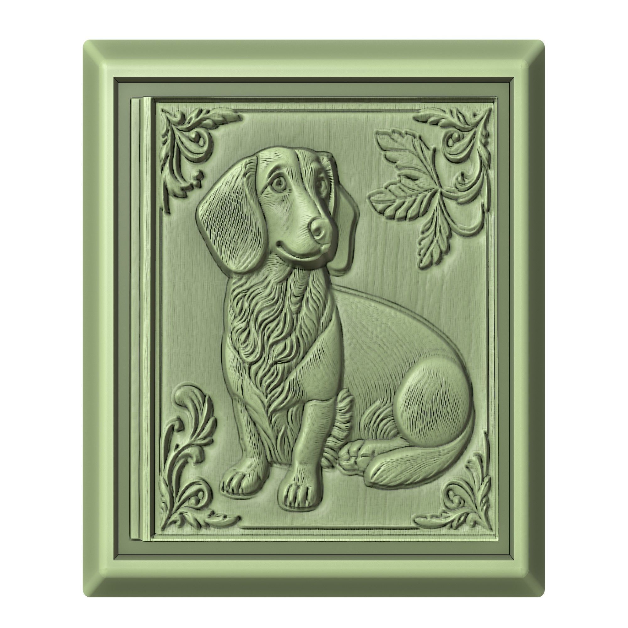 Dog Dachshund Animal 3D print model_2