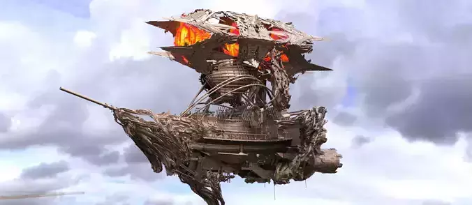 Solar powered jet air zeppelin 8