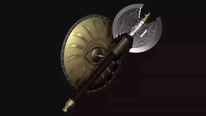 Shield and axe eye vengeance