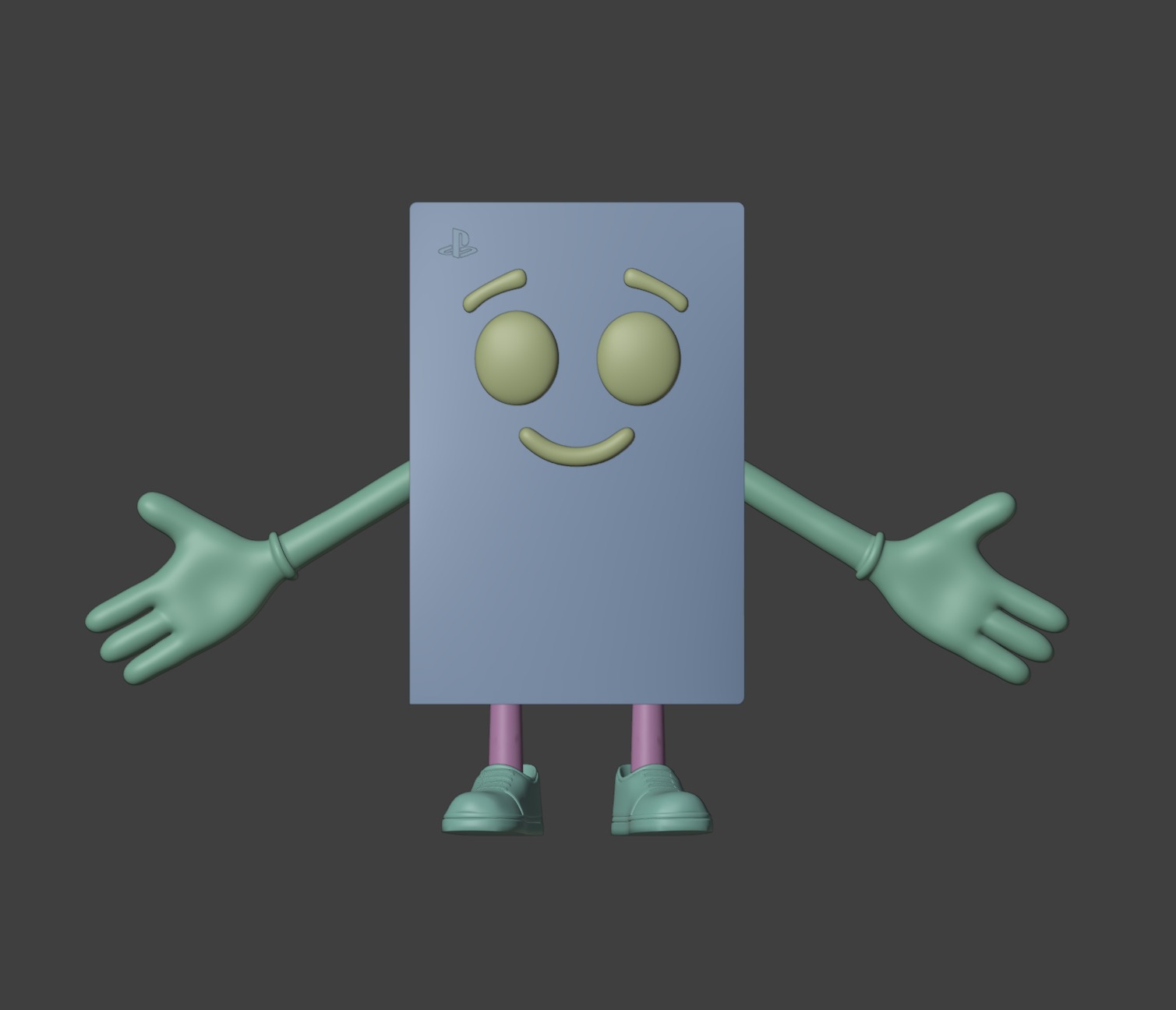 PS5 Character 3D model_3