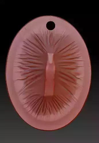 A trapped girl in farbic 3D print model