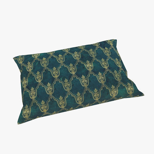 Medieval Bed Pillow V1 Low-poly 3D model