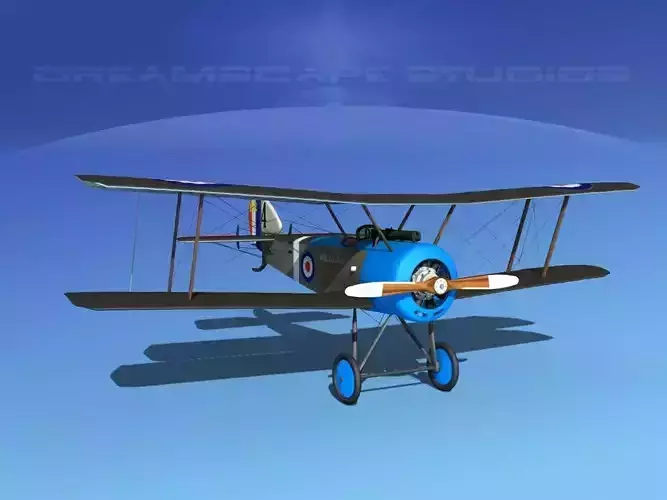 Sopwith Pup Fighter 3D model