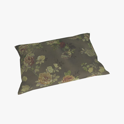 Medieval Bed Pillow V4 Low-poly 3D model