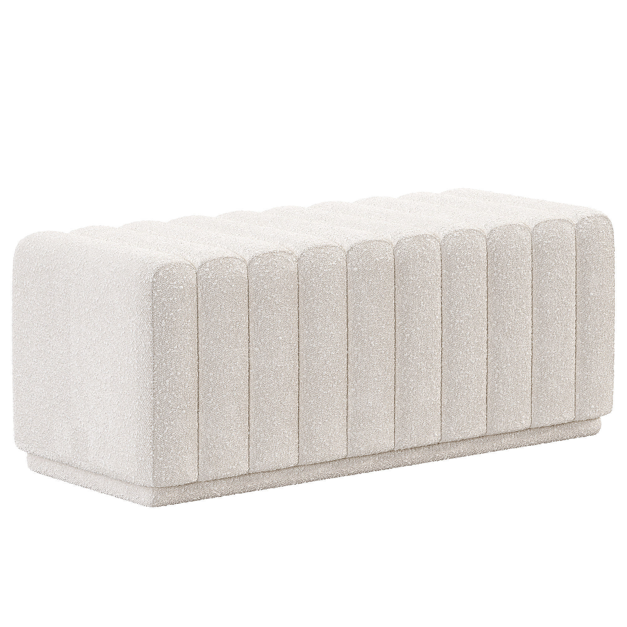 Bench Bente Low-poly 3D model_5