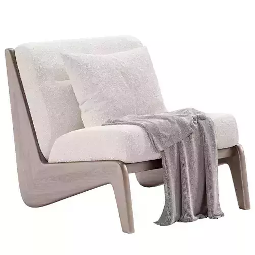 Fletcher Outdoor Armless Chair Natural