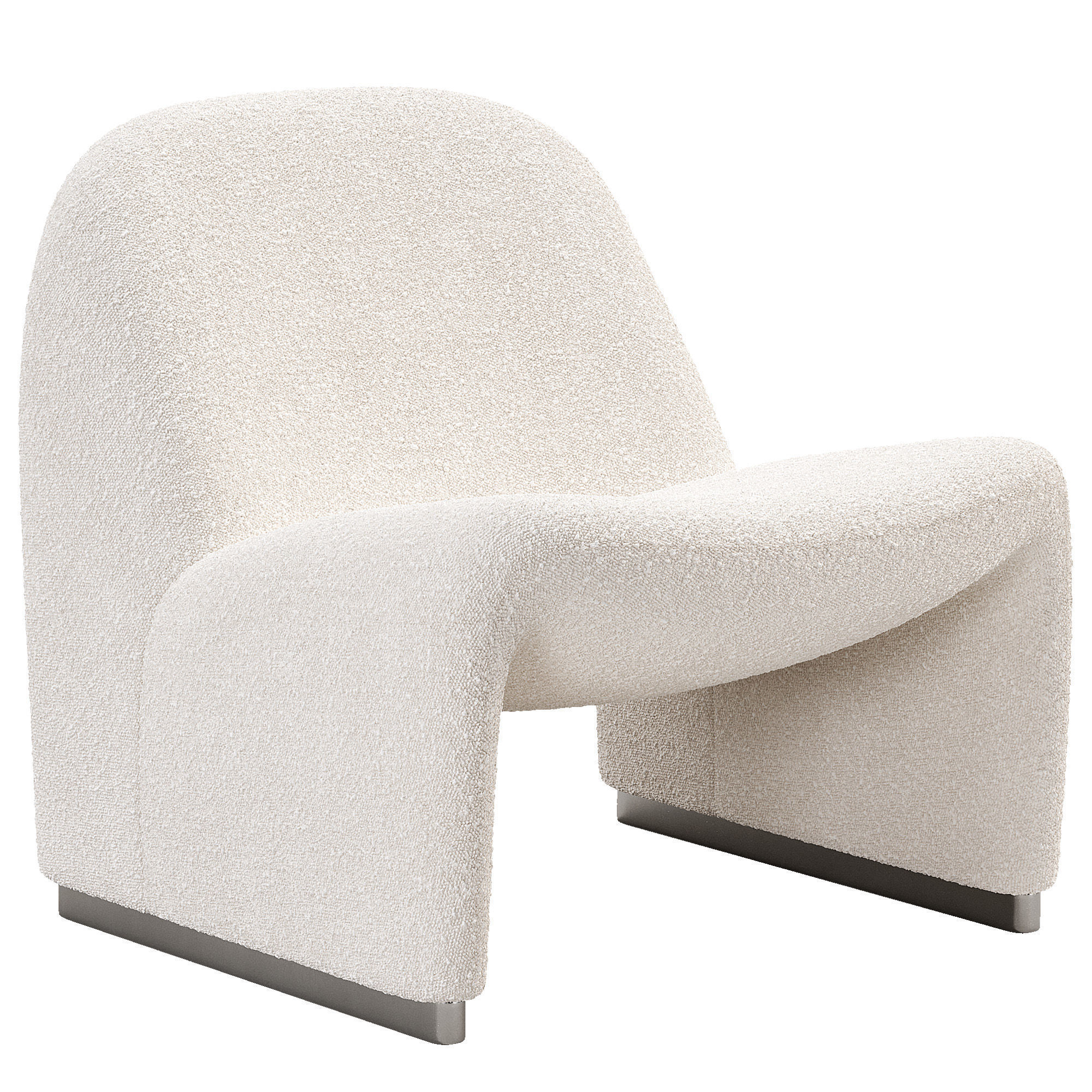 Alky Chair Attributed To Giancarlo Piretti For Anonima  Low-poly 3D model_1