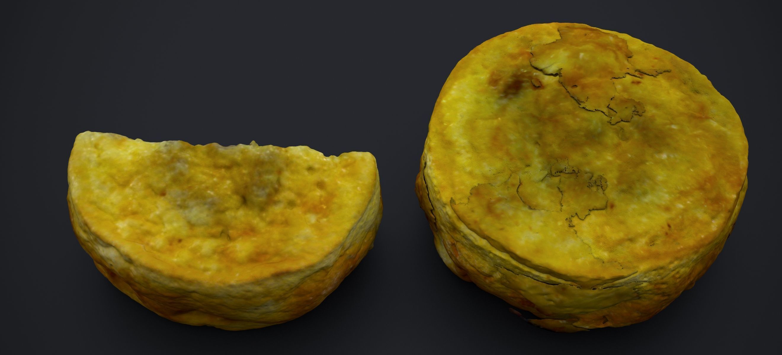 EGG OMLETTE QUICHE 2024 3D model_9