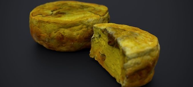 EGG OMLETTE QUICHE 2024 3D model 3
