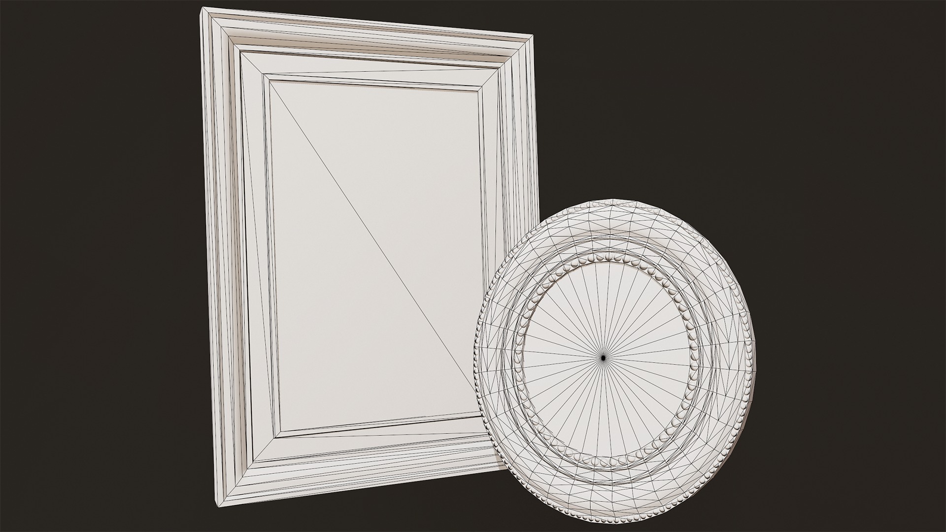 Picture Frames - PBR Game Ready  Free low-poly 3D model_8
