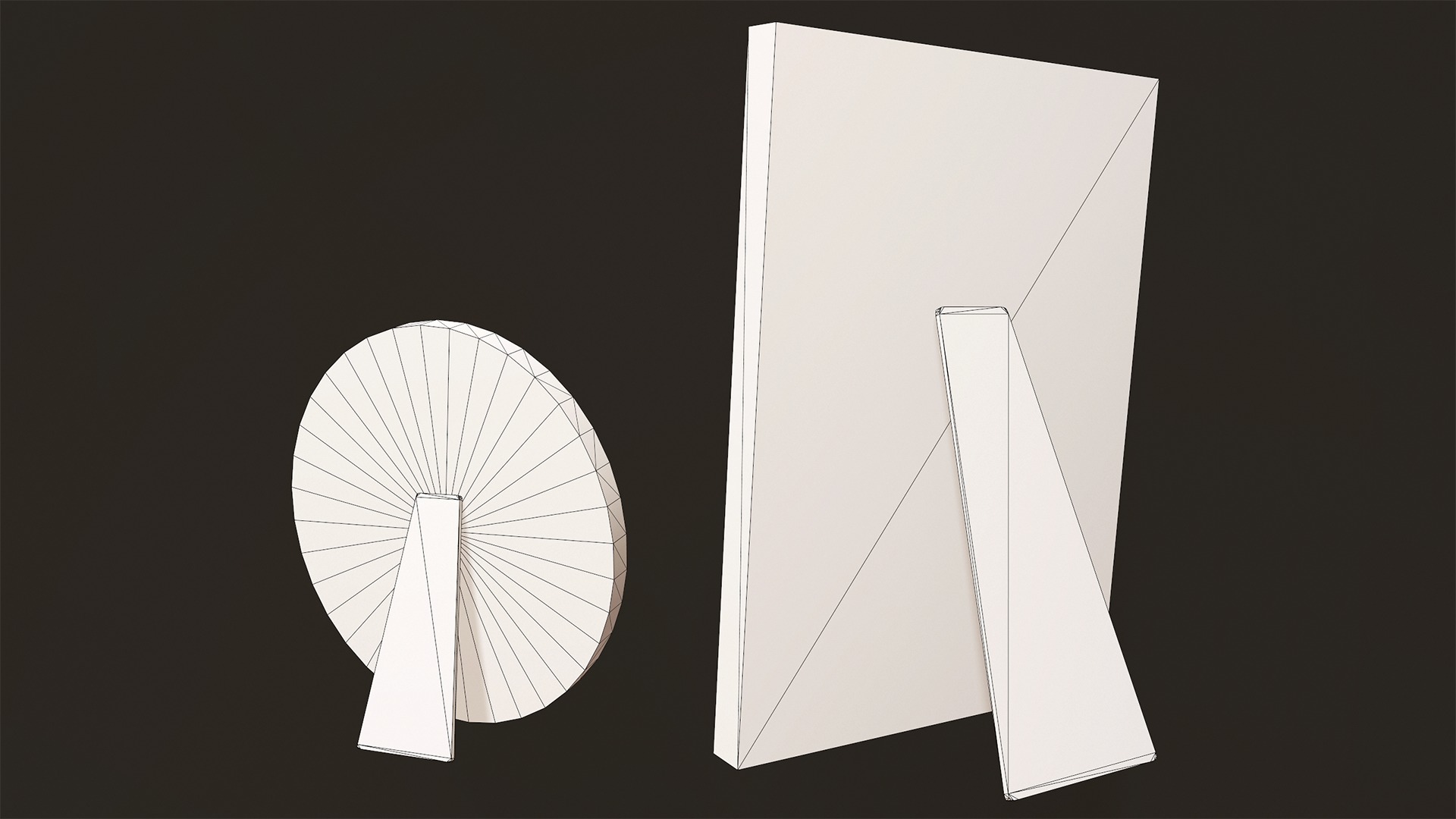 Picture Frames - PBR Game Ready  Free low-poly 3D model_7