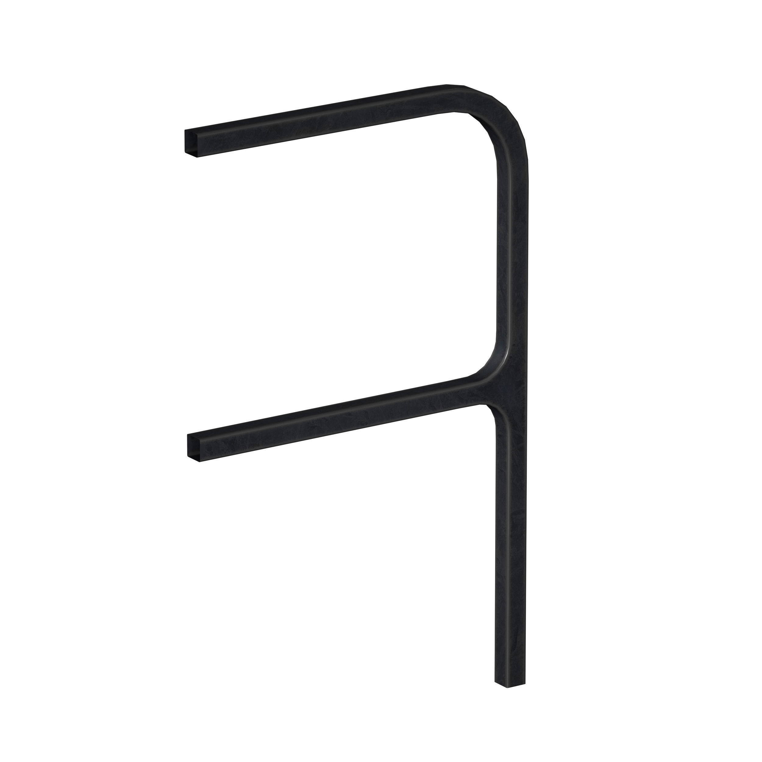 Metal fencing for embankment fence 3D model_7