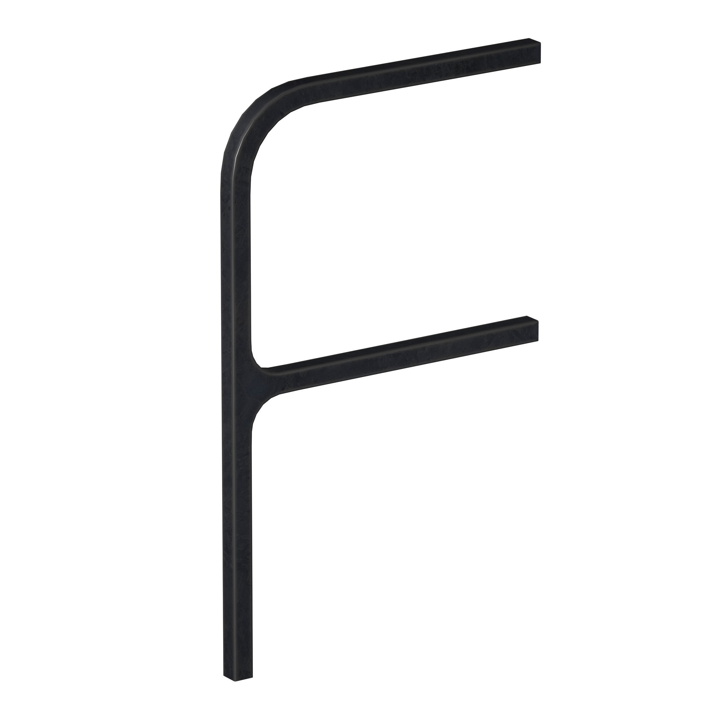 Metal fencing for embankment fence 3D model_5