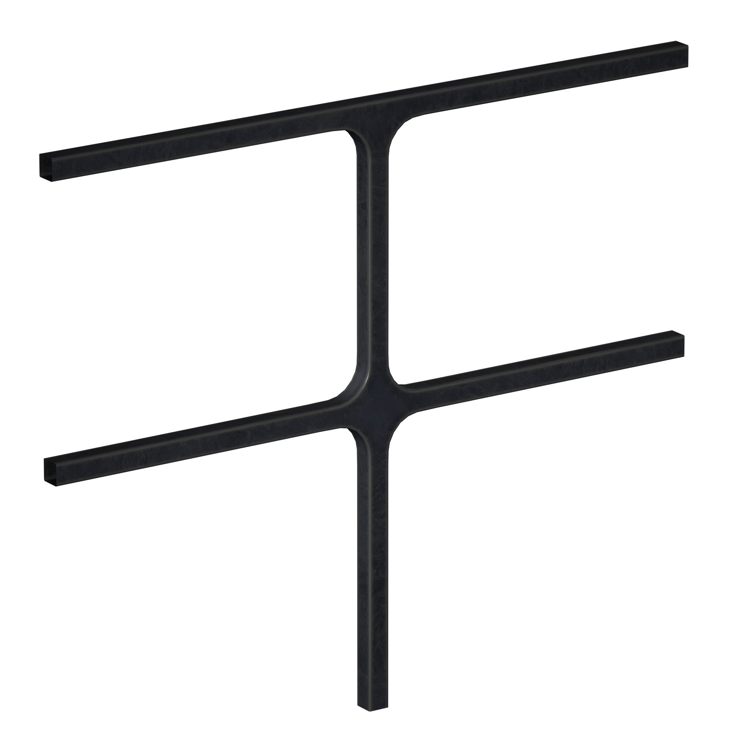 Metal fencing for embankment fence 3D model_6