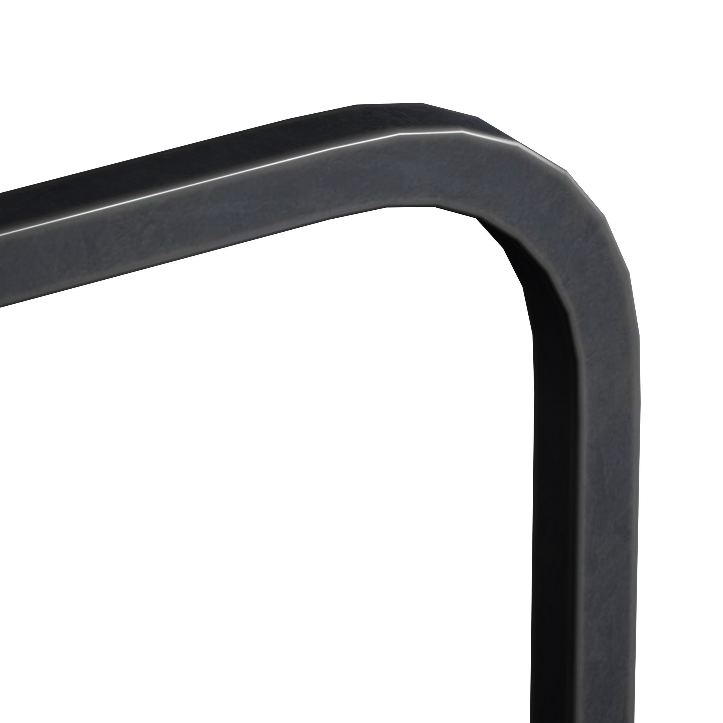 Metal fencing for embankment fence 3D model_18