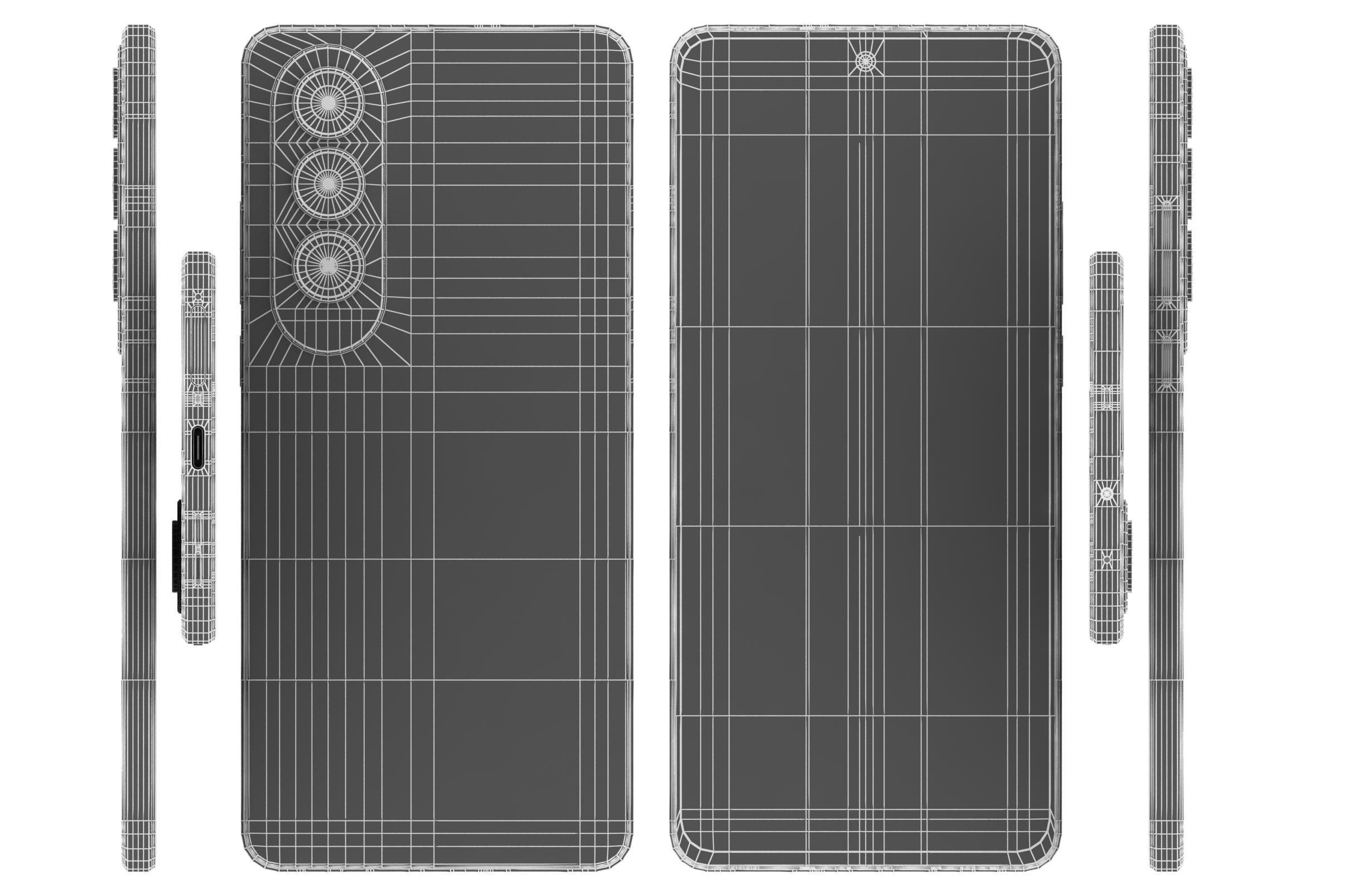 Oppo K12 Plus Snow peak white 3D model_16