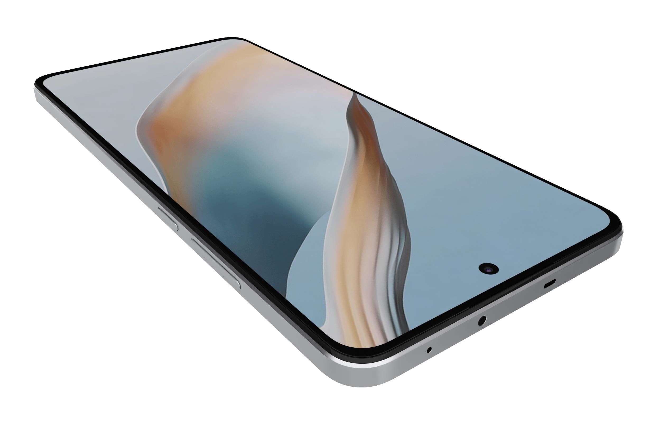 Oppo K12 Plus Snow peak white 3D model_13