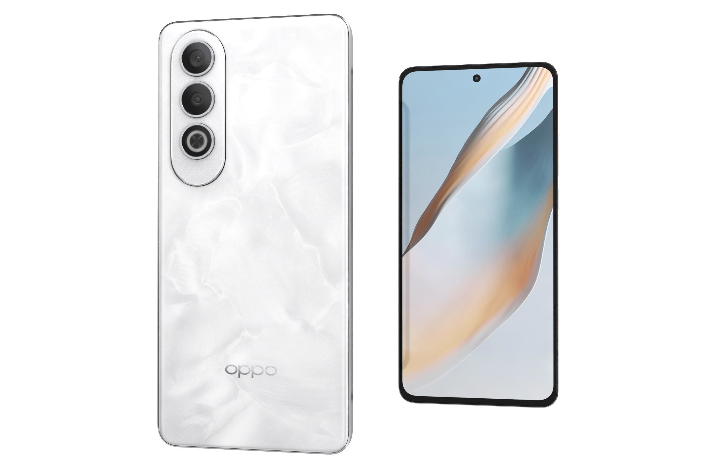 Oppo K12 Plus Snow peak white 3D model_7