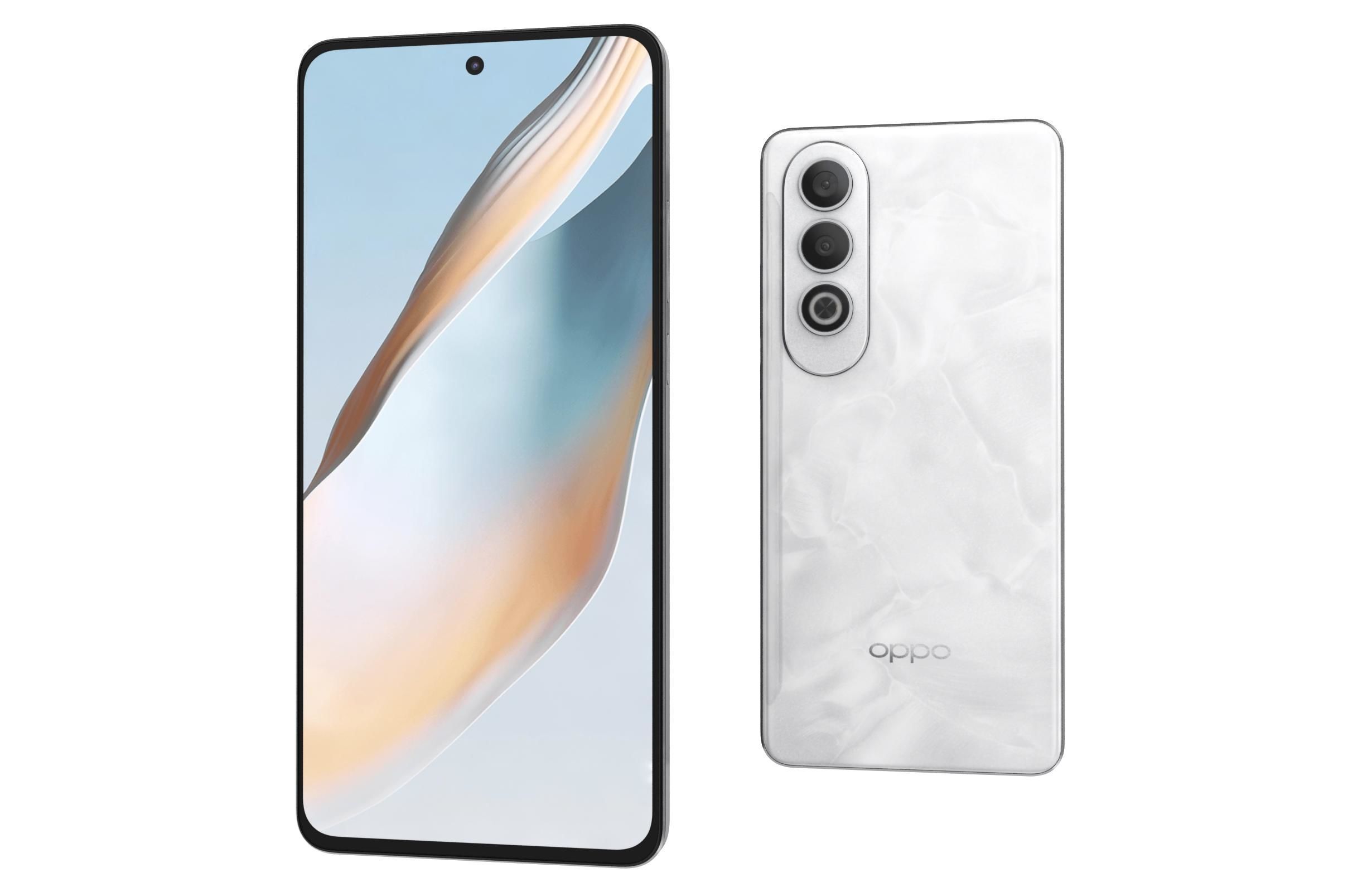 Oppo K12 Plus Snow peak white 3D model_6